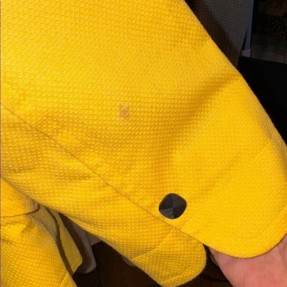 Oscar by Oscar, Dela, Rente, yellow front blazer jacket, size 10